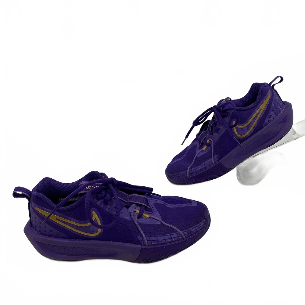 Nike Purple Gold Sneakers | Kids 4